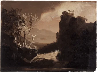 Paisaje romántico (El último de los mohicanos), 1827